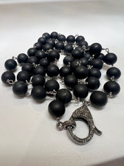 Black Lava Necklace — Sands Swim necklaces